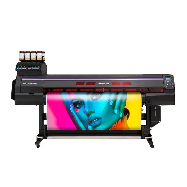 Plotter de impresion Mimaki UCJV300-160 UV-LED. Imprime y corta (Tinta LUS175)