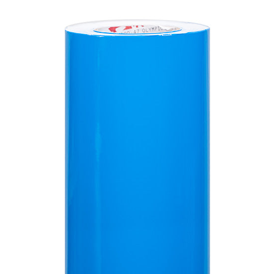 Vinilo de Corte Azul Olímpico 1.22m x 50m - Duradero y Versátil