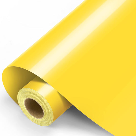 Vinilo de Corte Amarillo 1.22m x 50m - Duradero y Versátil