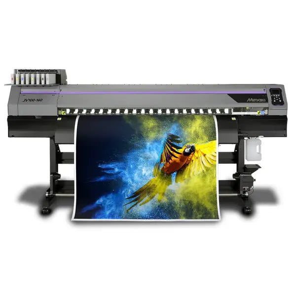 Impresora base Rollo y Tinta Eco Solvente Mimaki JV100-160 con 2 cabezales