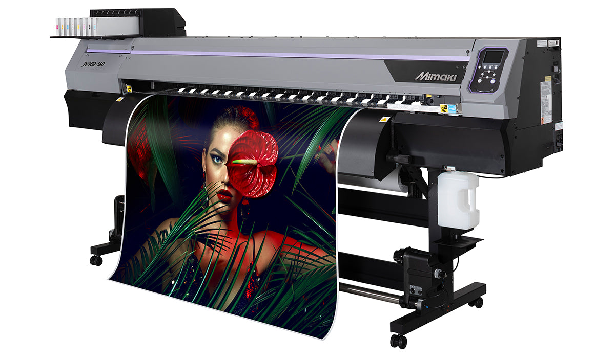 Impresora base Rollo y Tinta Eco Solvente Mimaki JV100-160 con 2 cabezales