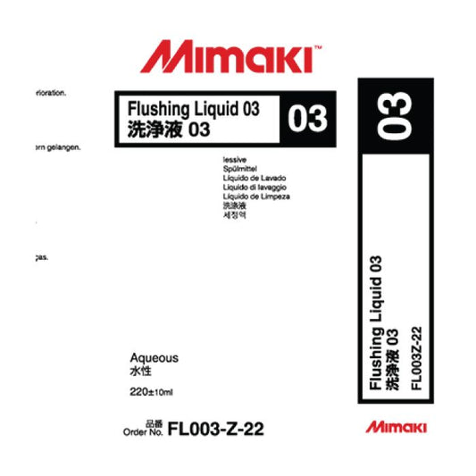 Cartucho de Líquido de Limpieza Automatizada Mimaki 220ml C-FL003-Z-22-1-KA